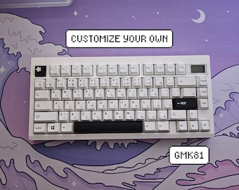custom gmk81 || wireless 75% keyboard with hand lubed switches