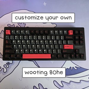 modded wooting 80he || 80% hall effect keyboard with hand lubed switches