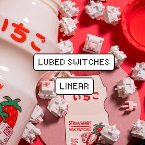 lubed linear switches | akko, gateron, ktt, hmx, keygeek, wuque studio, bsun, everglide, kailh, durock, cherry, keygeek, ttc