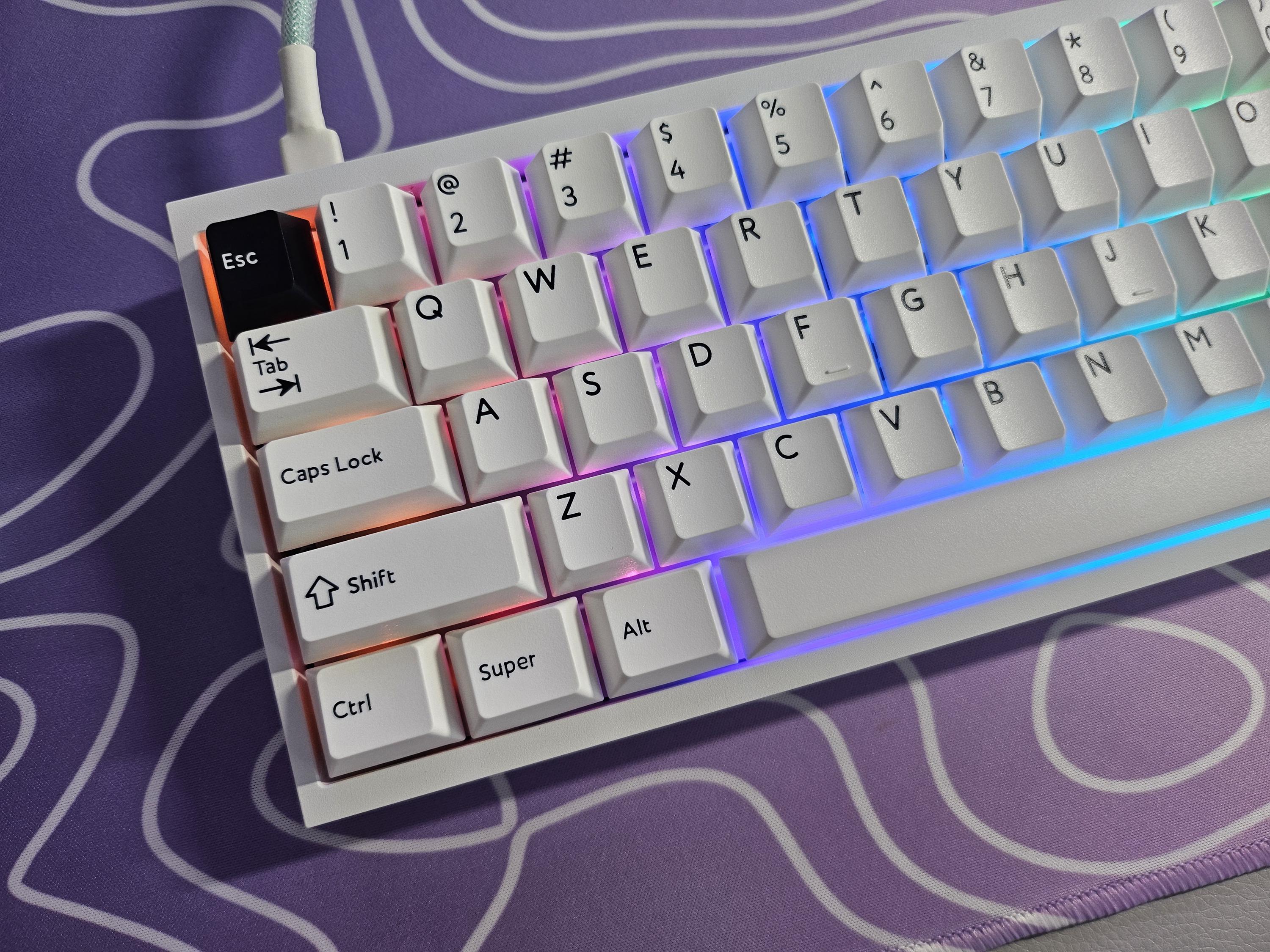 Modded Wooting 60he+ || Hand Lubed Switches + Tofu Redux or