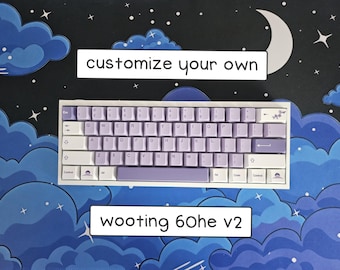 modded wooting 60he v2 || 60% hall effect keyboard with hand lubed switches
