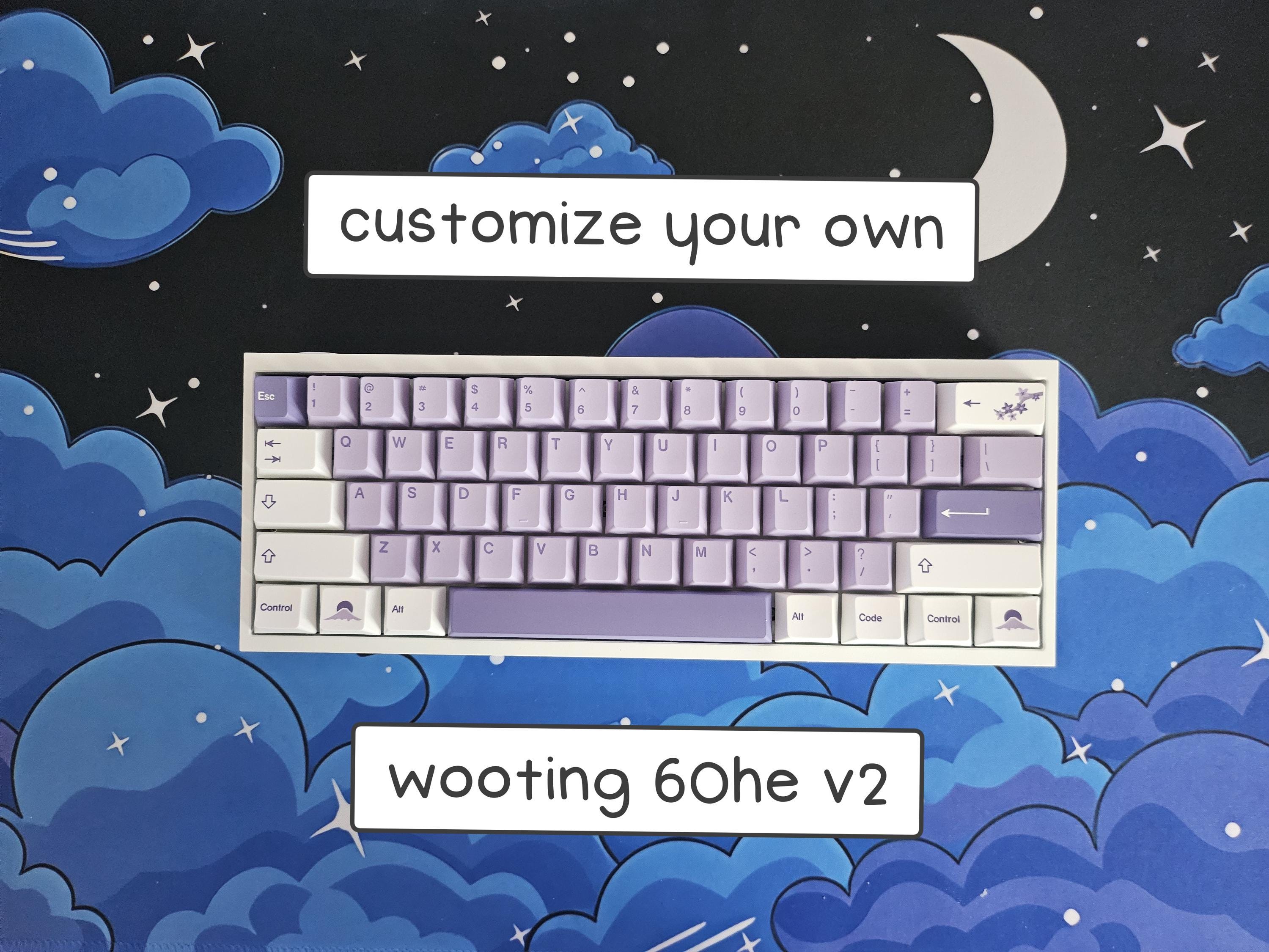 Modded Wooting 60he V2 || 60% Hall Effect Keyboard With Hand Lubed