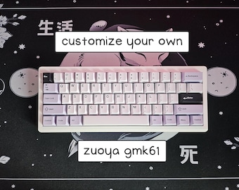 custom gmk61 || wireless 60% keyboard with hand lubed switches