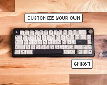 Customize your own GMK67 || Custom Wireless 65% Hotswap Keyboard with Lubed Linear, Tactile, or Silent Switches