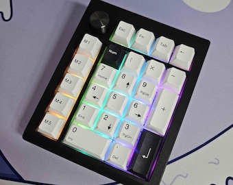 custom gmk26 || wireless numpad with hand lubed switches