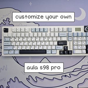 custom aula s98 pro || wireless 96% keyboard with hand lubed switches