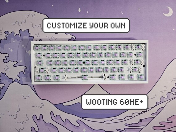 Custom Wooting 60HE+ Keyboard || Aluminum Tofu Redux Case and 