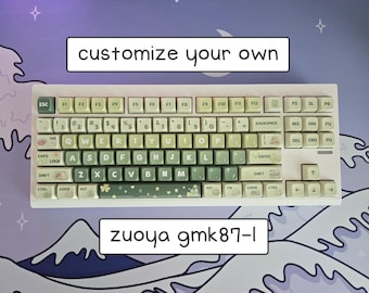custom gmk87-l || wireless 80% keyboard with hand lubed switches