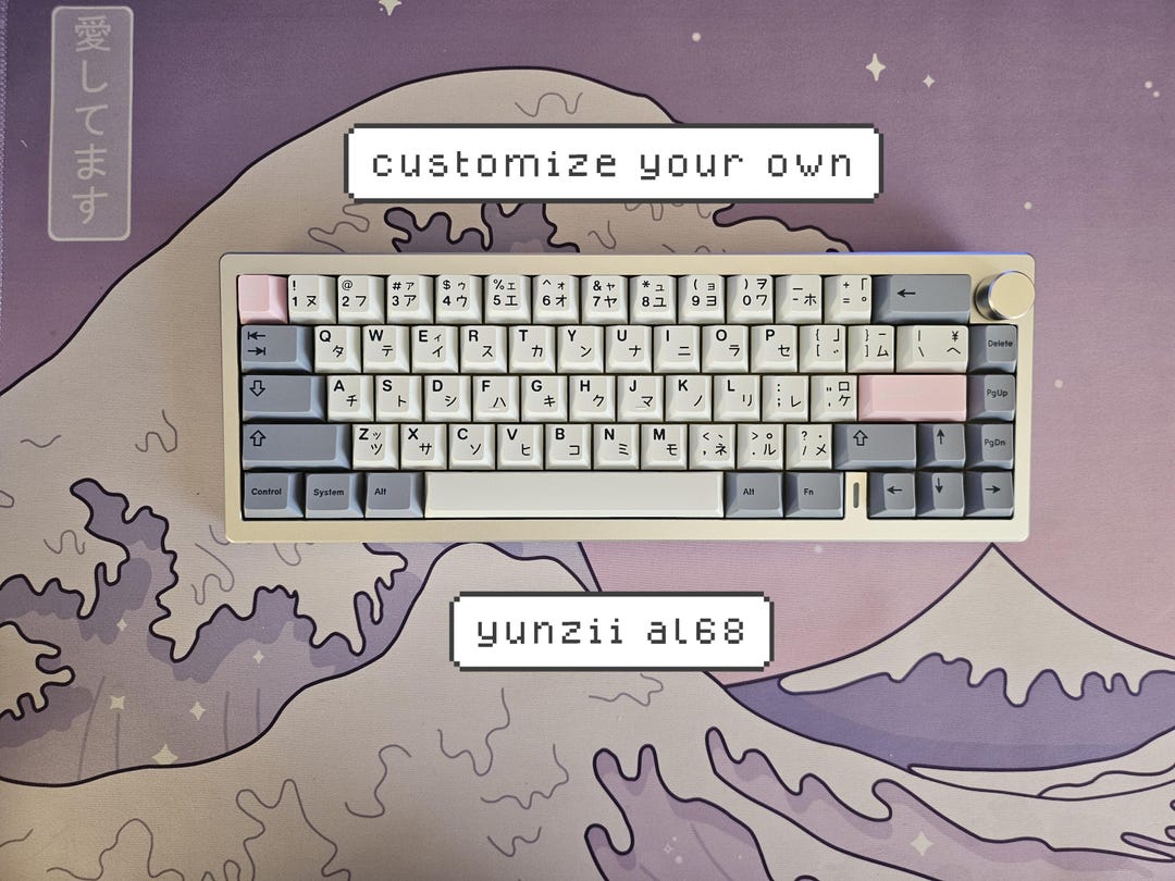 Custom Yunzii Al68 || Wireless 65% Aluminum Keyboard With Hand Lubed ...