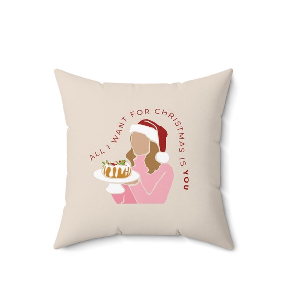 Christmas Gift, Home Decor, Holiday Throw Pillow