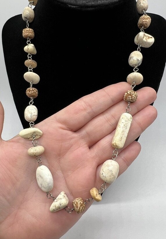 Solid 925 sterling silver vintage multi stone , W… - image 5