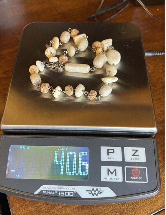 Solid 925 sterling silver vintage multi stone , W… - image 6