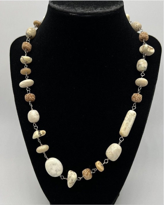 Solid 925 sterling silver vintage multi stone , W… - image 1