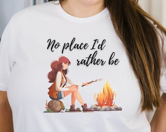 camp life shirt, Happy Camping Shirt, Camping Fire shirt, Camper shirt, Nature Lover gift, Hiking gift, Glamping shirt, RV Camping T-shirt