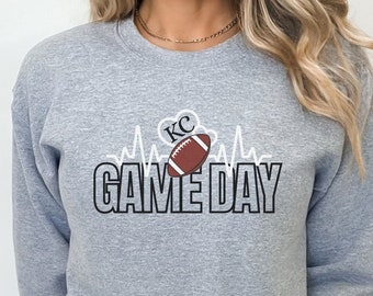 Kansas City Chiefs Sweatshirt, Football Kansas City Sweatshirt, Women's Kansas City Sweatshirt, Kansas City gift, Chiefs Fan Gift