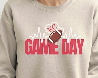 Kansas City Sweatshirt, Football Kansas City Sweatshirt, Chiefs fan sweatshirt, Women's Kansas City Sweatshirt, Kansas City  Chiefs gift