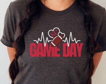 Kansas City Shirt, KC Chiefs Fan T-shirt, Kansas City Football shirt, Women's Kansas City shirt, Football KC shirt, Football Kansas City Fan