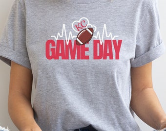 Kansas City Shirt, KC Chiefs Fan T-shirt, Kansas City Football shirt, Women's Kansas City shirt, Football KC shirt, Football Kansas City Fan