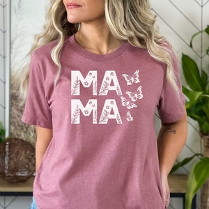 Mom shirt, gift for mom, Mother&#39;s Day t-shirt, floral shirt, Cute Shirt, Best Mom, Mama Shirt, Mom Life Shirt, Mother&#39;s Day Shirt, mama gift