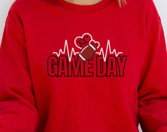 Kansas City Chiefs Sweatshirt, Football Kansas City Sweatshirt, Women's Kansas City Sweatshirt, Kansas City gift, Chiefs Fan Gift