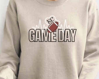 Kansas City Chiefs Sweatshirt, Football Kansas City Sweatshirt, Women's Kansas City Sweatshirt, Kansas City gift, Chiefs Fan Gift