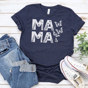 Mom shirt, gift for mom, Mother&#39;s Day t-shirt, floral shirt, Cute Shirt, Best Mom, Mama Shirt, Mom Life Shirt, Mother&#39;s Day Shirt, mama gift