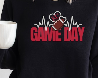 Kansas City Sweatshirt, Football Kansas City Sweatshirt, Chiefs fan sweatshirt, Women's Kansas City Sweatshirt, Kansas City  Chiefs gift
