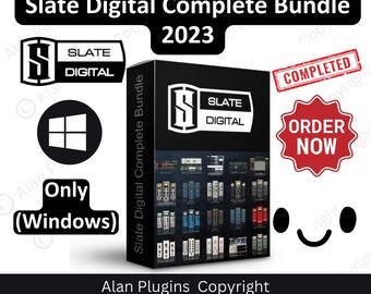 Slate Digital Complete Bundle 2023 for Windows Music Production Software, Virtual Mix Rack, Daw, Vst Plugins, Reverb, Aax Vst3 Vst Vst2 Au,