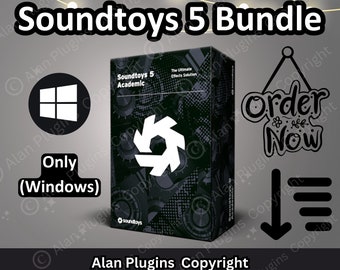 Soundtoys 5 Bundle for Music Production Software, Instruments, Daw, Vst Plugins, Reverb Effects, Lifetime Activation, Aax Vst3 Vst Vst2, Win