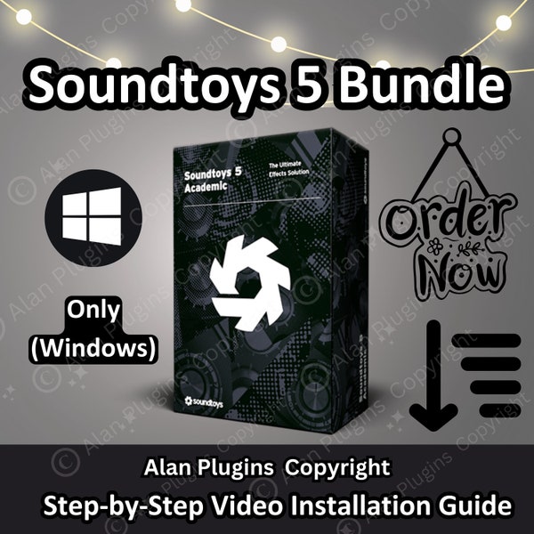 Soundtoys 5 Bundle for Music Production Software, Instruments, Daw, Vst Plugins, Reverb Effects, Lifetime Activation, Aax Vst3 Vst Vst2, Win