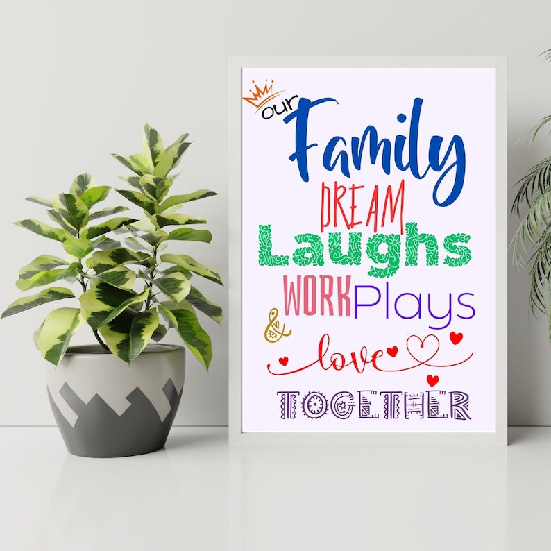 Inspirational Quotes For Family Unity Inspirational Quotes for Family Unity Family Motivational - Etsy