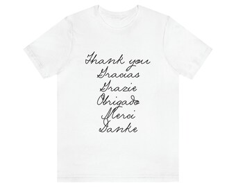 Thank You T-Shirt in Different Languages