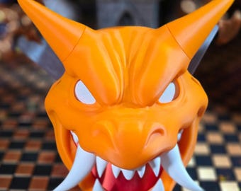 Charizard Menpo Mask: Cosplay, Home Decor