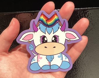 Pride Cow Magnet