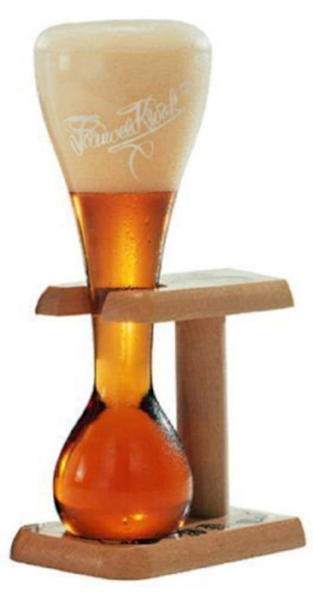 Pauwel Kwak Belgian Beer Glass With Wooden Stand 0.3L Set of 2 Etsy