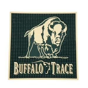 Buffalo Trace Bourbon Waitstation Square Bar Mat 12 x 12 - NEW