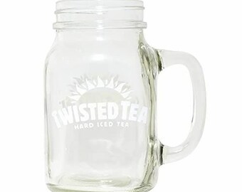 Twisted Tea 22oz Mason Jar Mugs | Set of Two (2)