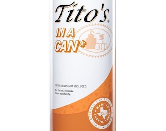 Tito's Thick Aluminum In A Can Reusable Can Cup