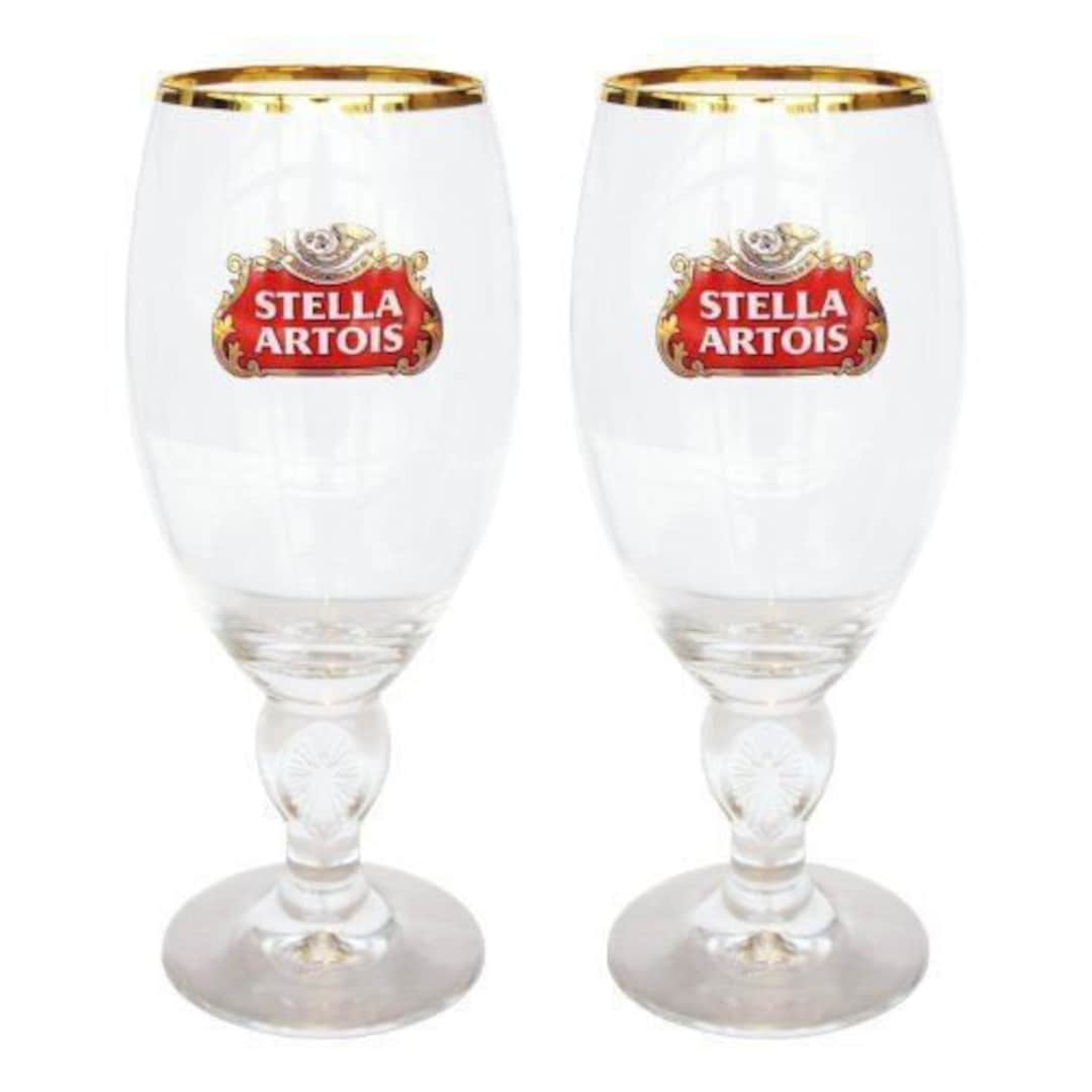 Set of 6 40 Cl Stella Artois Glasses New Etsy
