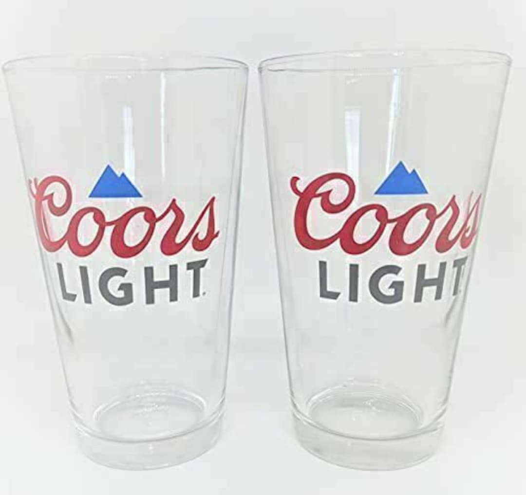 Coors Light Pint-Glas 2021 Edition – Gehärtetes Bierglas Mit 590 Ml Fassungsvermögen