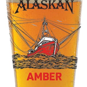 Beer Snob Barware Alaskan Amber Signature Pint Glass
