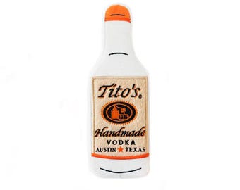 Tito's Dog Toy Bottle Squeaker Chew Toy