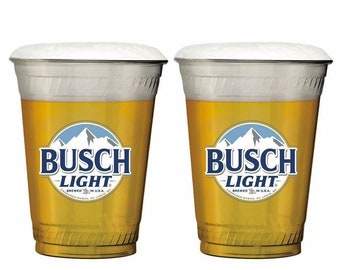 Busch Light Disposable Party and Event Cup - Sleeve of 50