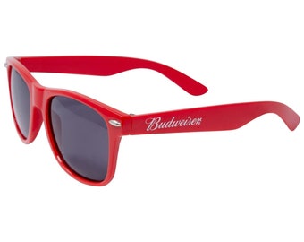Budweiser Style Sunglasses Red