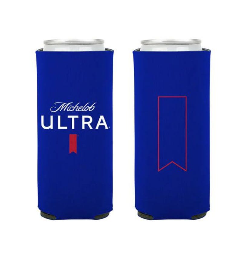 Michelob Ultra Slim Line Can Cooler - Fits 12 Ounce Slim Cans - Set of 4 image 2