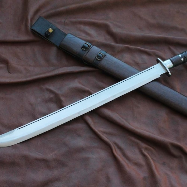 Viking Sword 21 inch long blade Machete knife khukuri-kukri Best handmade Sword Full tang Handle Best  Blade Viking Sword Ready for use.