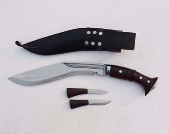 10 inches long blade sirupate khukuri-kukri Gurkha blade made in Nepal full tang kukri best knives-knife  water tempered ready for use.