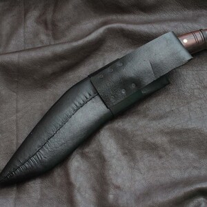 12 inches long blade 3 chirra kukri-khukuri Nepalese blade Best Handmade kukri Machete blade Sword-knives Ready for use. image 7