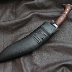 12 inches long blade 3 chirra kukri-khukuri Nepalese blade Best Handmade kukri Machete blade Sword-knives Ready for use. image 6