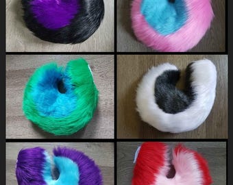 Mixed husky tails